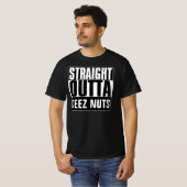 STRAIGHT OUTTA DEEZ NUTS T-SHIRT (Voorkant volledig)