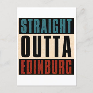 Straight Outta Edinburg Texas TX Briefkaart