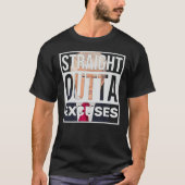 Straight Outta Excuse Trump T-Shirt (Devant)