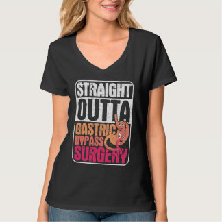 Straight Outta Gastric Bypass Surgery Sleeve Gast T-shirt