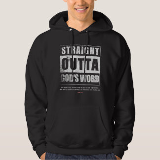 Straight Outta Gods Word John 3 16 Jesus Christeli Hoodie