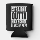 Straight Outta High School Class of 2023 Blikjeskoeler (Achterkant)