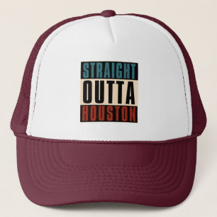 Straight Outta Houston Texas TX Verenigde Staten Trucker Pet