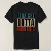 Straight Outta Idaho Herfsten Idaho ID T-shirt (Design voorkant)