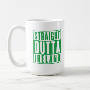 Straight Outta Ierland St. Patricks Day Iers Koffiemok