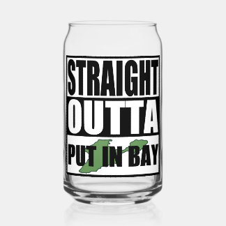 Straight Outta in Bay Blikvorm Glas