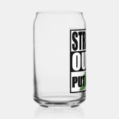 Straight Outta in Bay Blikvorm Glas (Rechts)