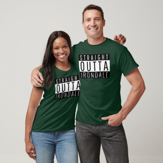 Straight Outta Irondale Alabama Oversized T-shirt (Unisex)