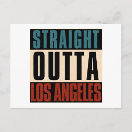 Straight Outta Los Angeles Californië Verenigde St Briefkaart