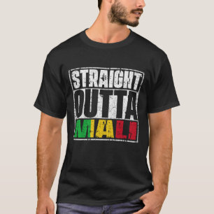 Straight Outta Mali vlag T-shirt