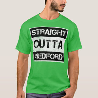Straight Outta Medford stad Oregon Vintage Distres T-shirt