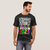Straight Outta Middle School 2023 Afstuderen Gifts T-shirt (Voorkant volledig)
