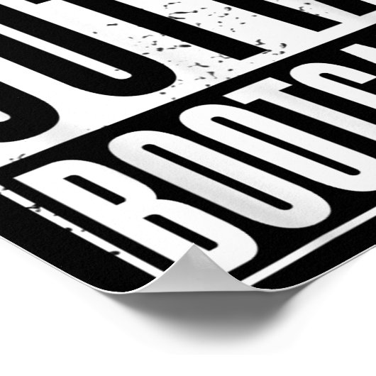 Straight Outta Military Bootcamp Soldier  Poster (Hoek)