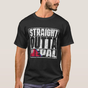 Straight Outta Nepal vlag T-shirt