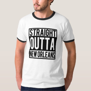 Straight Outta New Orleans grappige Louisiana T-shirt