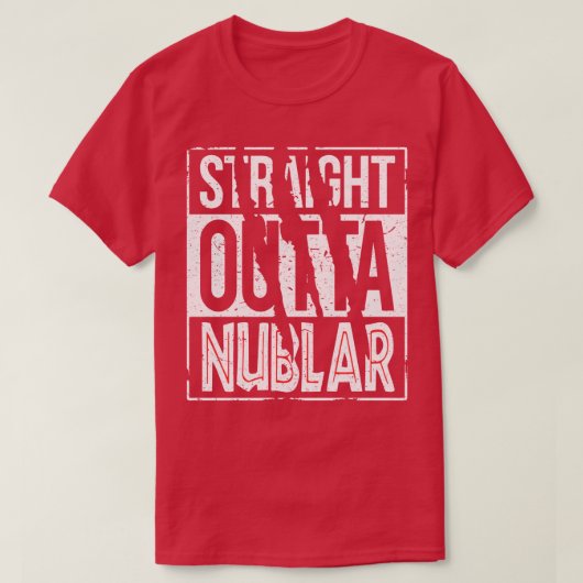 Straight Outta Nublar T-shirt (Design voorkant)