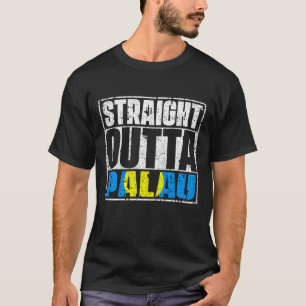 Straight Outta Palau Vlag T-shirt