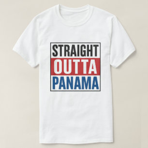 Straight Outta Panama - Flag Style Pride T-shirt