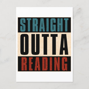 Straight Outta Reading Pennsylvania PA Briefkaart