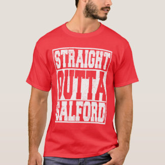 Straight Outta Salford grappig T-shirt
