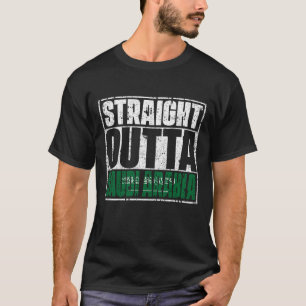 Straight Outta Saudi-Arabië Flag T-shirt