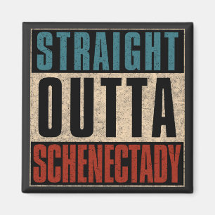 Straight Outta Schenectady New York NY Magneet