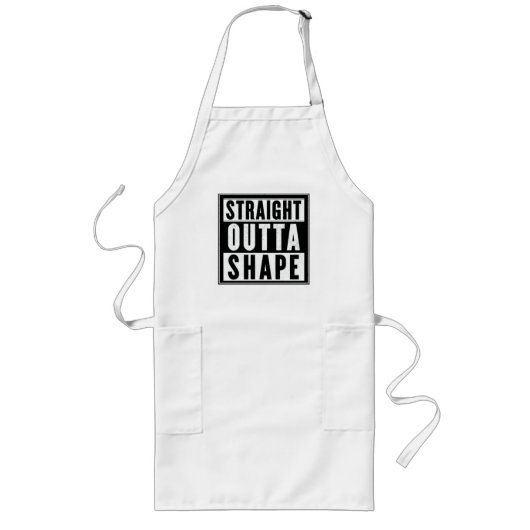 Straight Outta Shape Lang Schort (Voorkant)