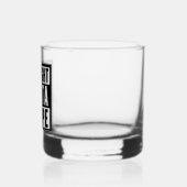 Straight Outta Shape Whisky Glas (Rechts)