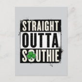 Straight Outta Southie Briefkaart (Voorkant)