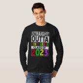 Straight Outta Tenth Grade 2023 Graduation 10th Gr T-shirt (Voorkant volledig)