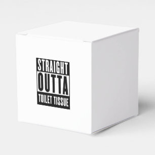 Straight Outta Toilet Tissue Funny Prepper Gifts Bedankdoosjes