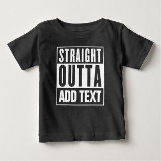 Straight Outta - Voeg hier uw eigen tekst toe