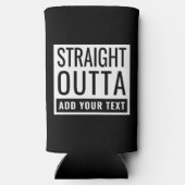 Straight Outta Voeg Jouw tekst Funny Meme Fun Paro (Achterkant)