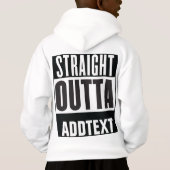 Straight Outta voegt jouw tekst toe (Achterkant)