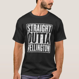 Straight Outta Wellington  - versteld T-shirt
