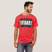 Straight Outta Weymouth Massachusetts T-shirt (Voorkant volledig)