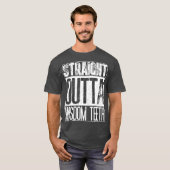 Straight Outta Wisdom Teeth Funny Dentist Gift T-shirt (Voorkant volledig)