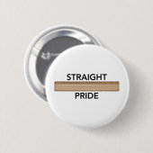 Straight Pride Button (Voorkant /achterkant)
