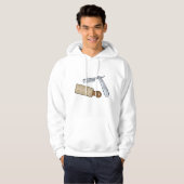  Straight Razor en Strop Barber Shop Hoodie (Voorkant volledig)
