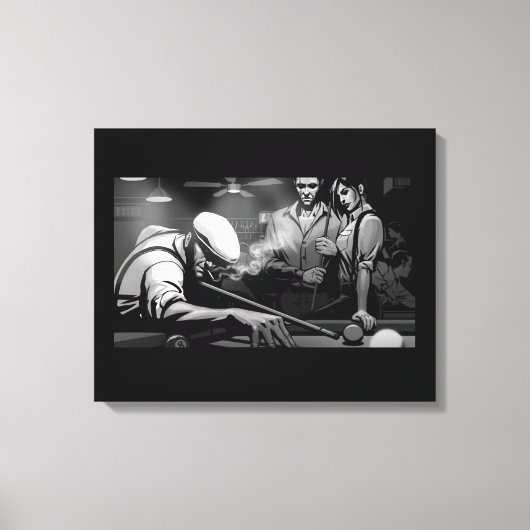 Straight Shooter Canvas Afdruk (Voorkant)