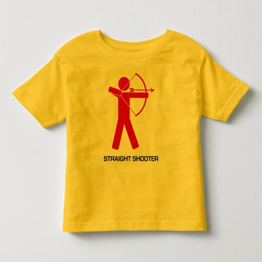 Straight Shooter (Red Archer) kinder T Shirts (Voorkant)