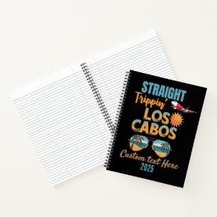 Straight Trippin' Los Cabos 2025 Leuke vakantie Notitieboek