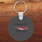 Straight Zooted Longsne Snipefi-shirt  Sleutelhanger (Voorkant)