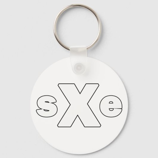 Straightedge 02 sleutelhanger (Voorkant)