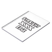 Straightedge Notitieboek (Linkerzijde)