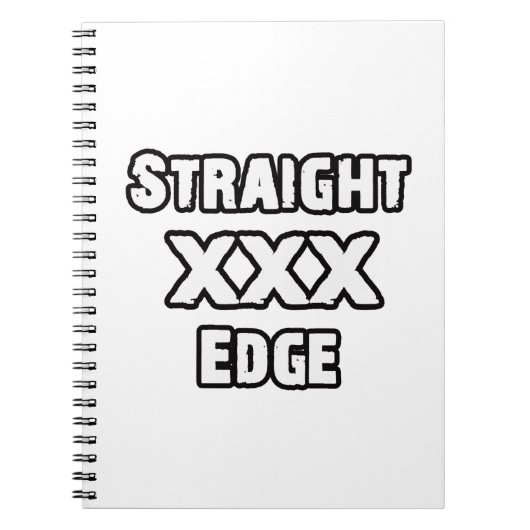 Straightedge Notitieboek (Voorkant)