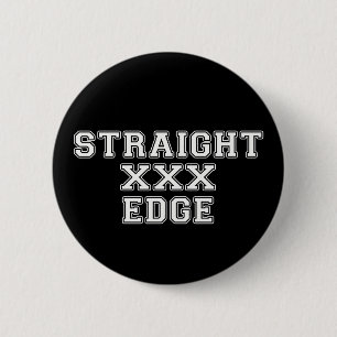 Straightedge Ronde Button 5,7 Cm