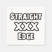 Straightedge Servetten (Voorkant)