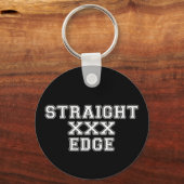 Straightedge Sleutelhanger (Voorkant)