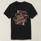 Straits State Park Michigan State Park MI Wildlife T-shirt (Design voorkant)